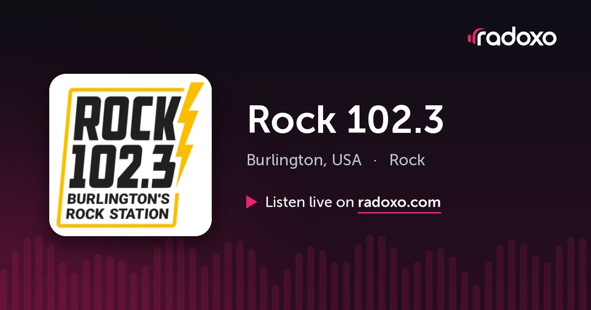 Rock 102.3 (WWMP) Live Radio — Burlington, 102.3 FM | Radoxo