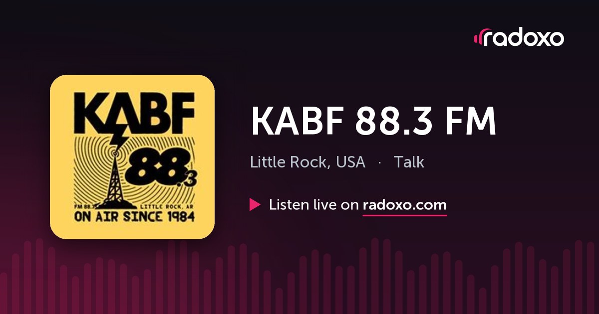 KABF 88.3 FM (KABF) Live Radio — Little Rock, 88.3 FM | Radoxo